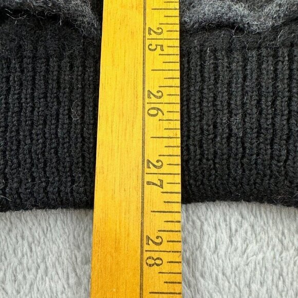 Vintage Coogi Australia Men's Size XL Pure Wool Knit Sweater Black / Cream - Picture 13 of 14